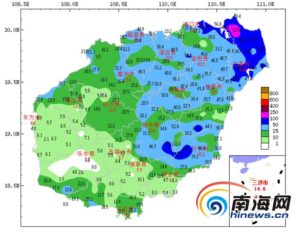 海南碧海蓝天，气象预报温暖如春